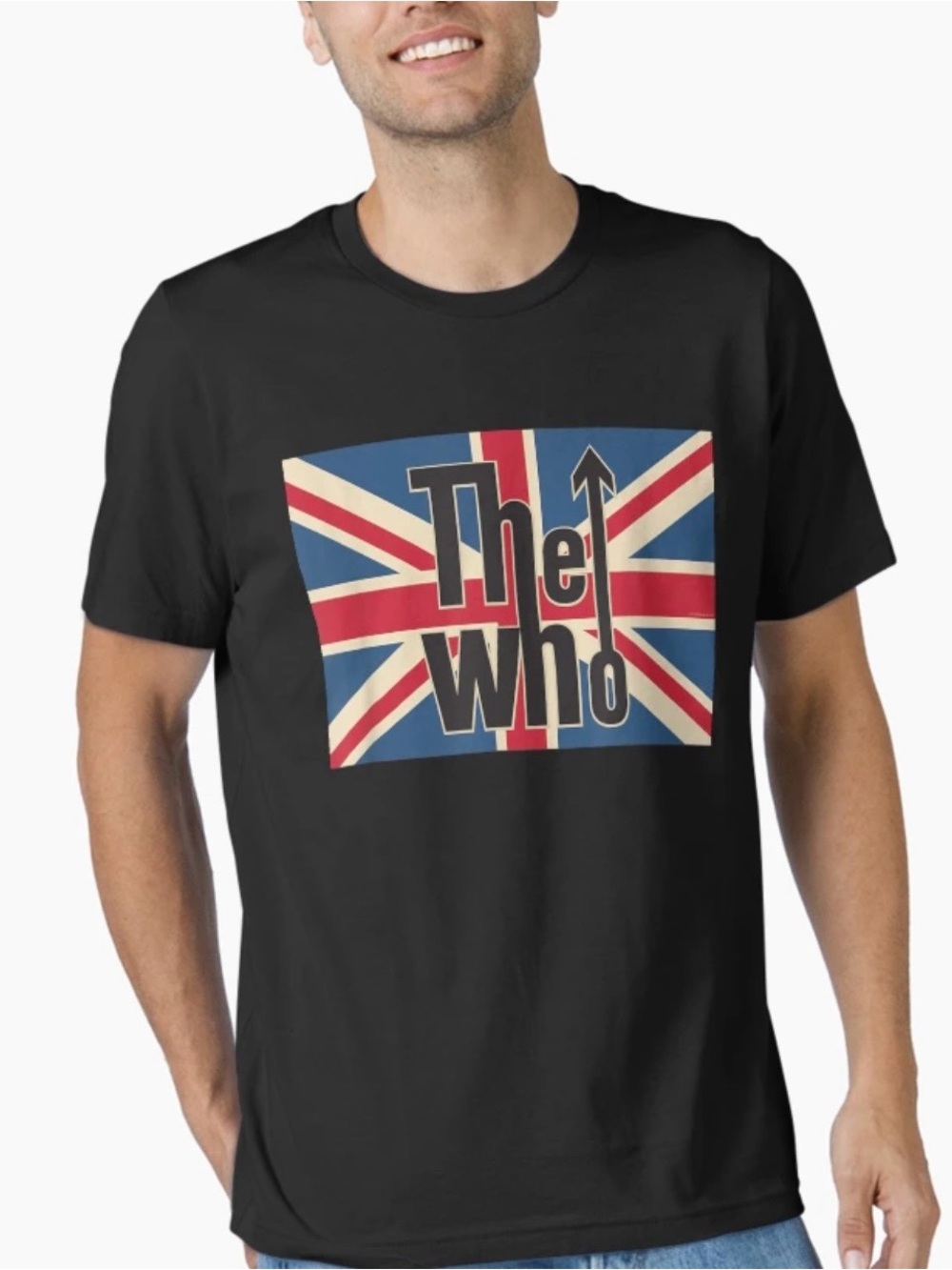 The Who Union Jack Graphic Tee - Black Vintage